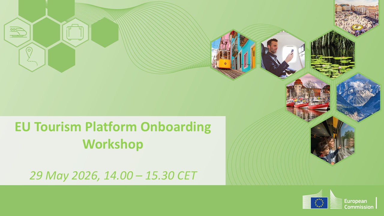 Illustrative image of the EU Tourism Platform Onboarding Workshop