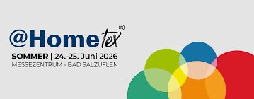 Hometex Summer 2026 logo featuring the Hometex branding, event dates and colourful overlapping circles representing the home textiles, bedding and sleep systems sector.
