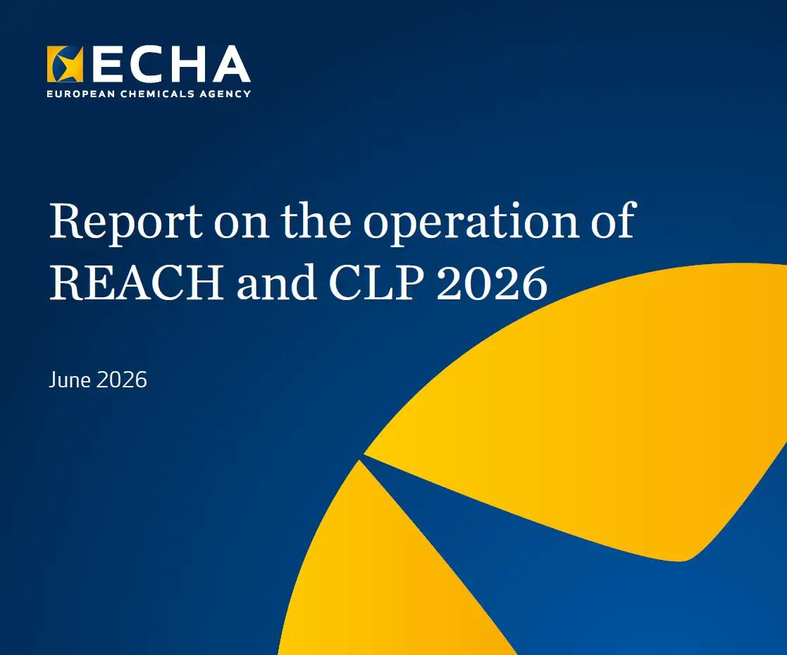 Cover of the Report on the operation of REACH and CLP 2026