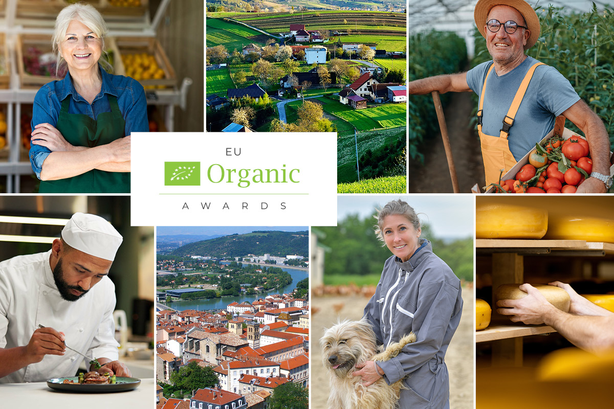 The picture presents the EU Organic Awards.