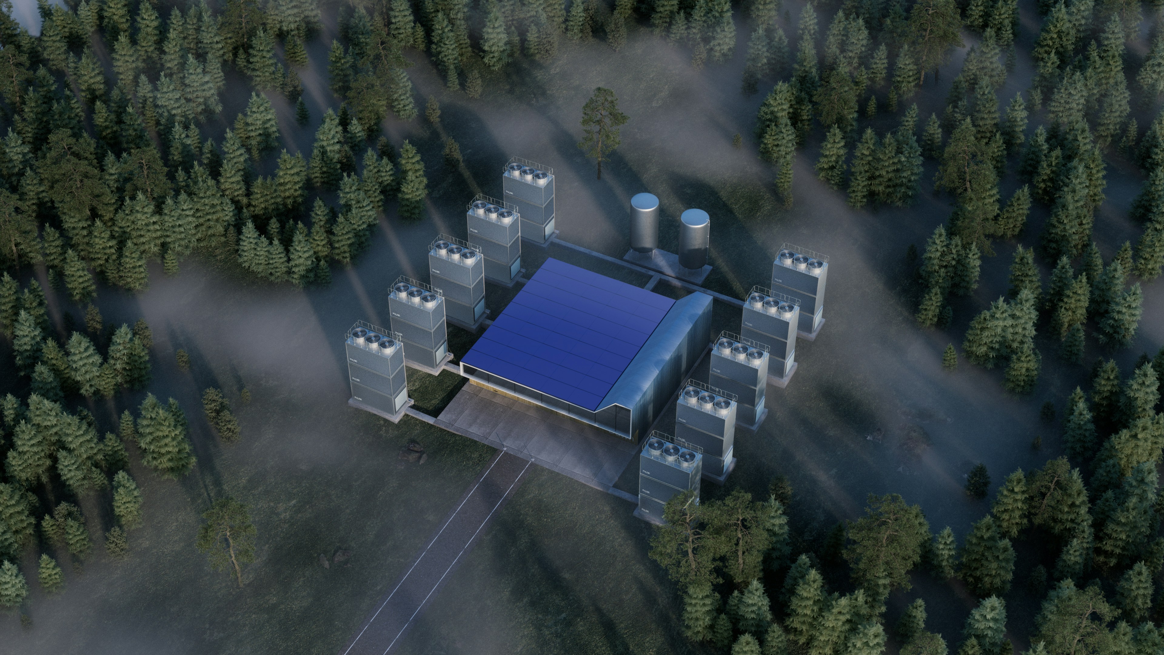 PHLAIR project Dawn Commercial Direct Air Capture facility Providing >20,000 tCO2/year Alberta, Canada  Published on Unsplash on 19 November 2024 by PHLAIR