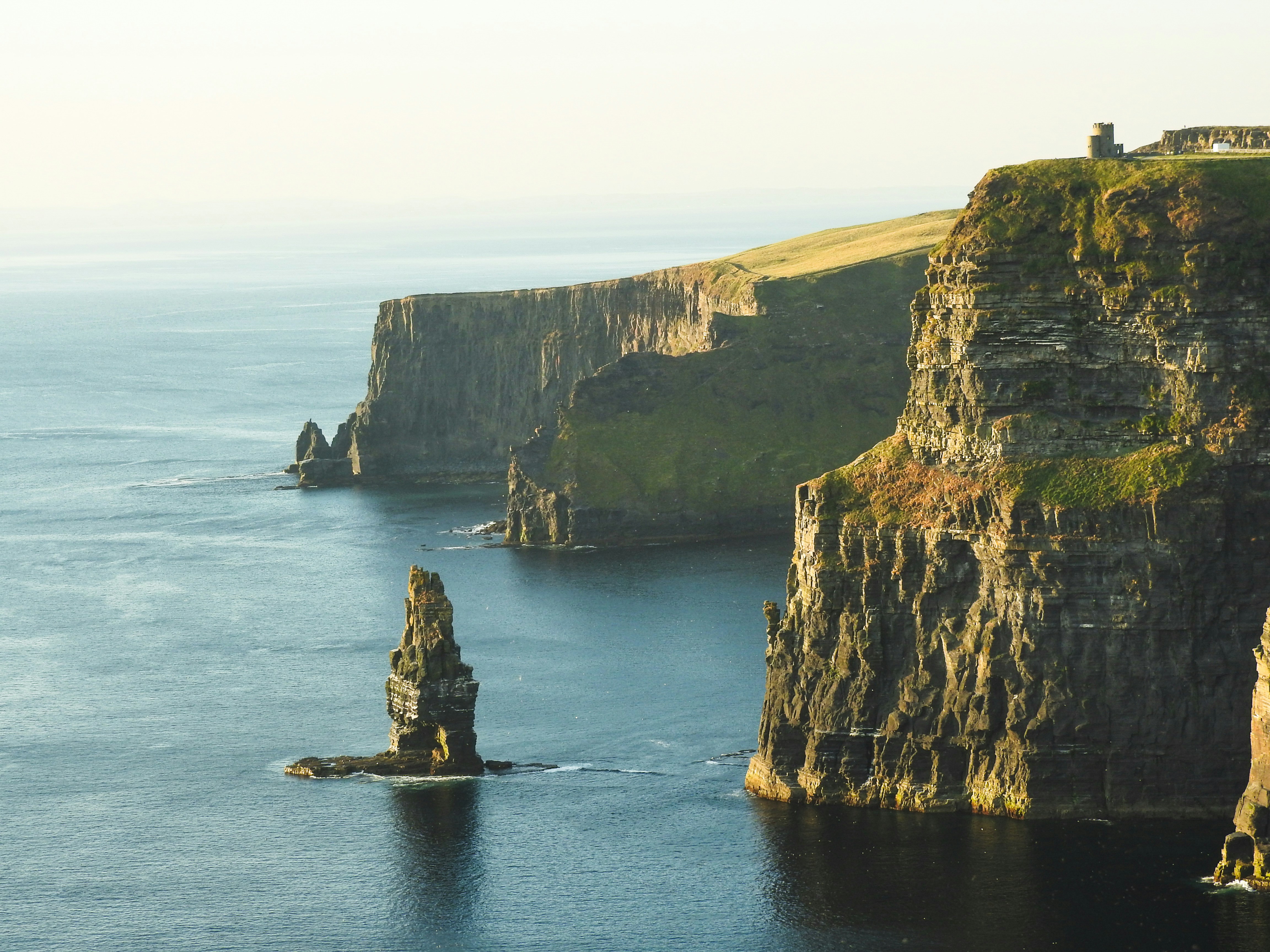 The photo shows Cliff’s of Moher.