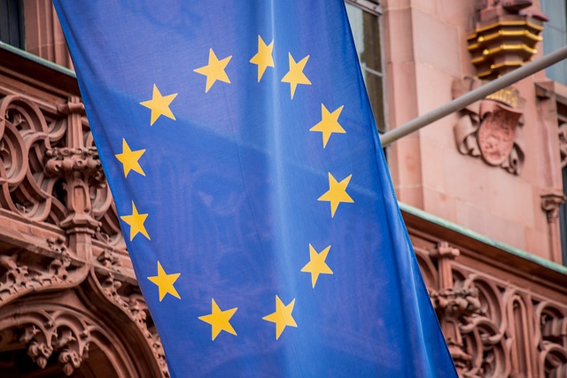 An illustrative photo of the flag of the European Union