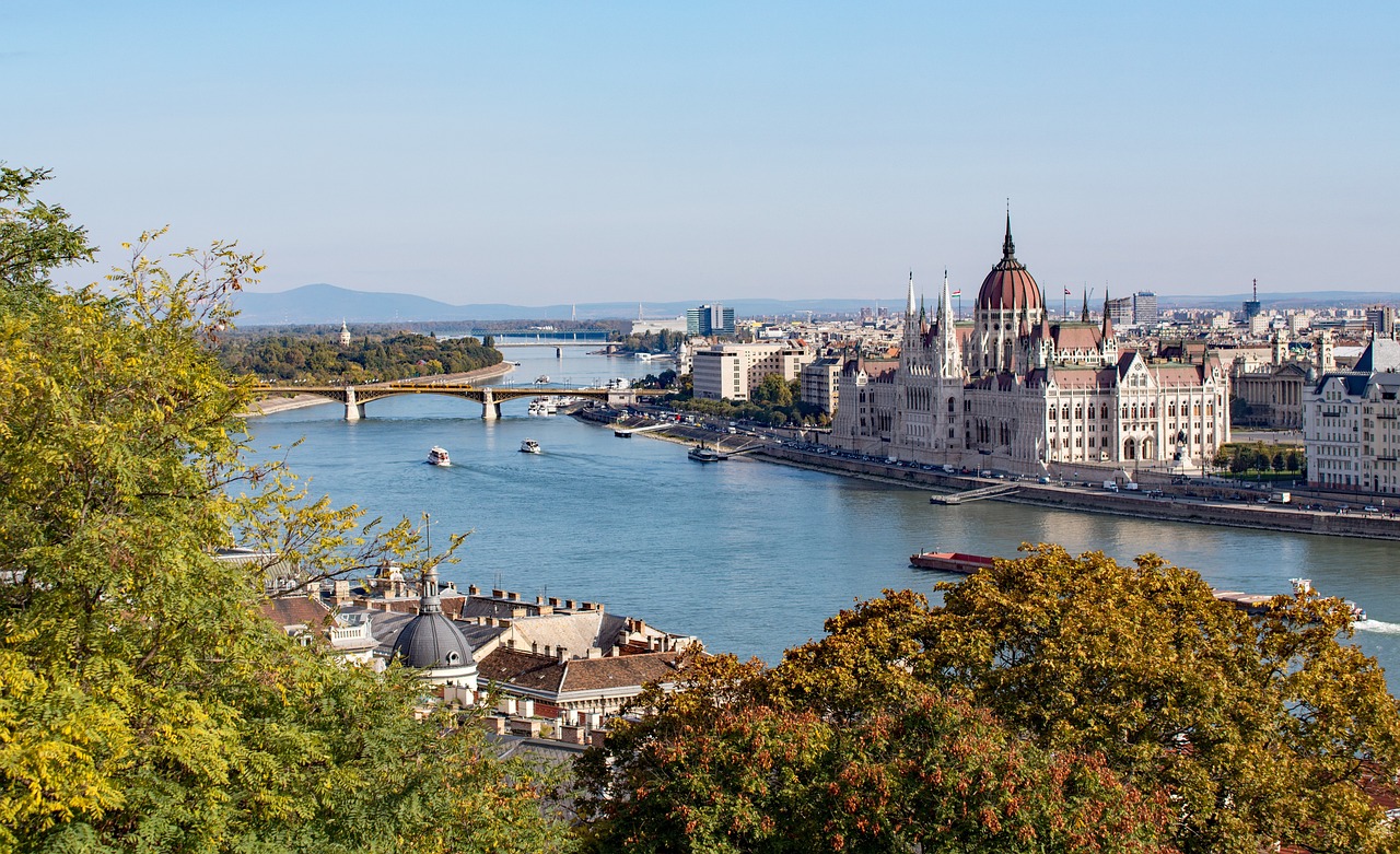 An illustrative photo of Danube near Budapest city