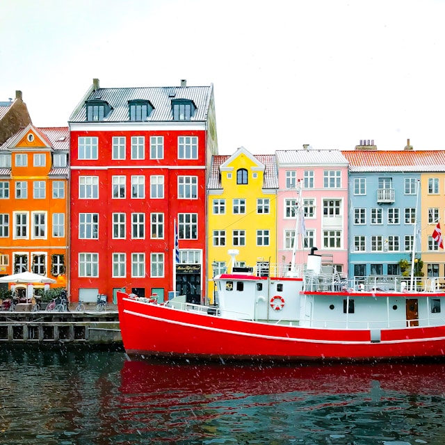 An illustrative photo of multi-storied buildings in Denmark