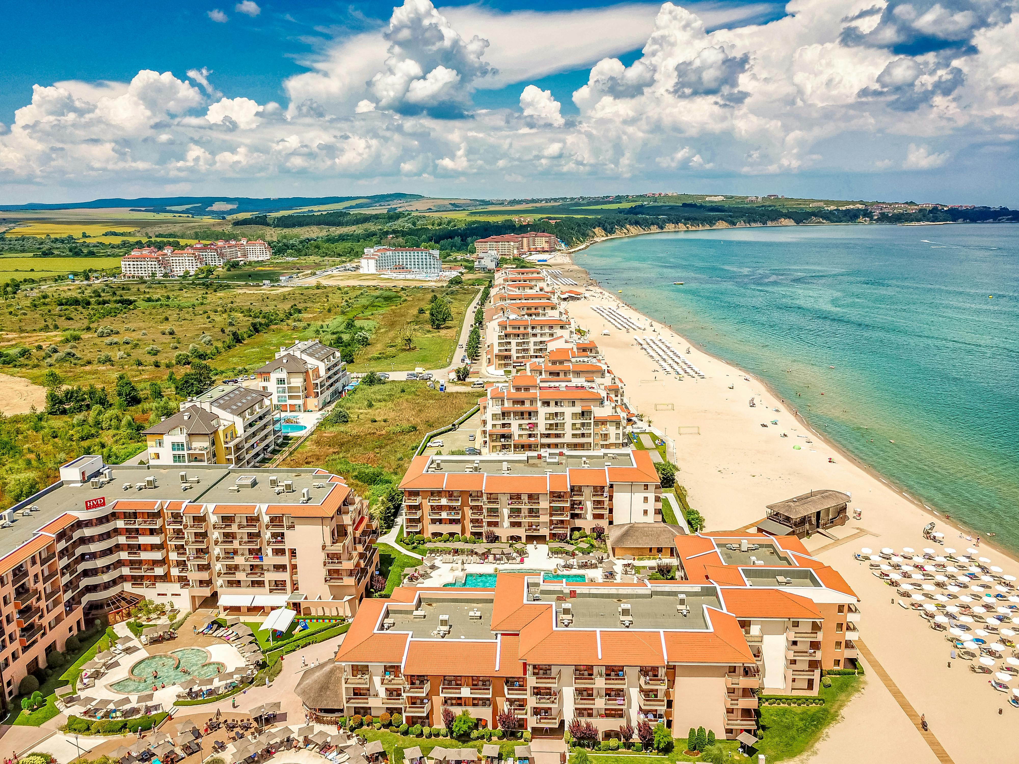 Photo by Pexels An illustrative photo of a coastal resort area with multiple buildings