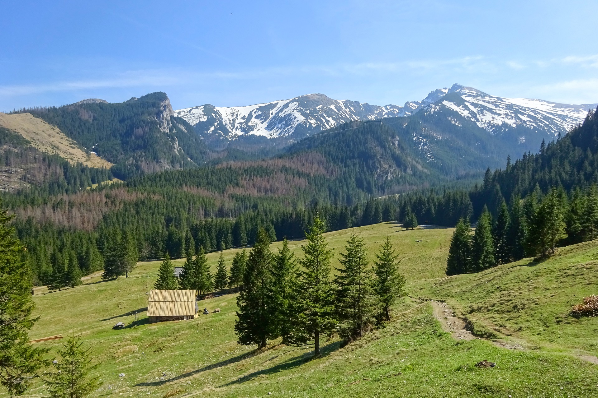 An illustrative photo of a scenic mountain view.