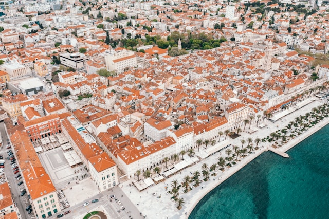 Photo by Unsplash An illustrative photo of a densely built coastal Croatian city