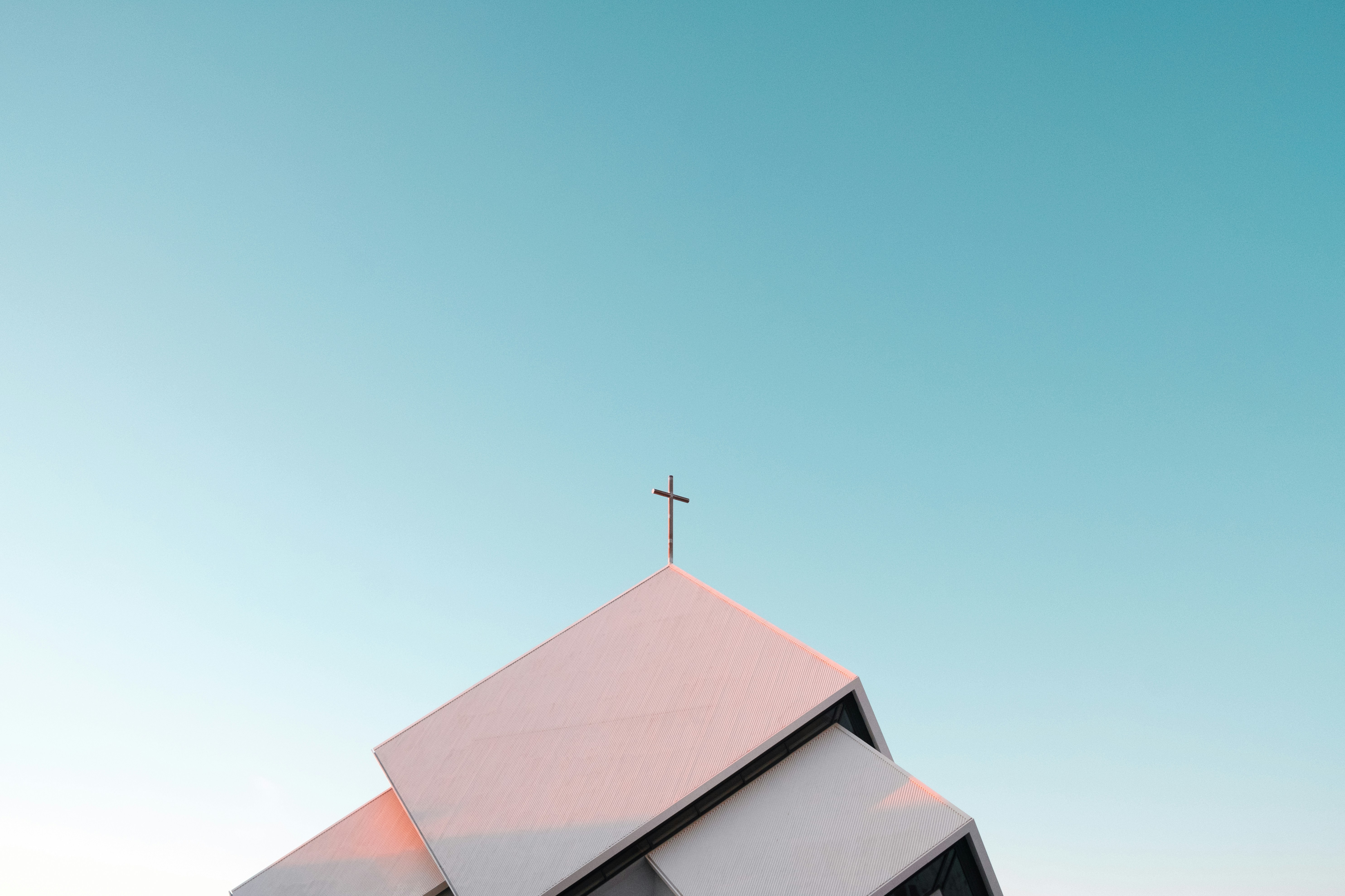 An illustrative photo of the top of a church