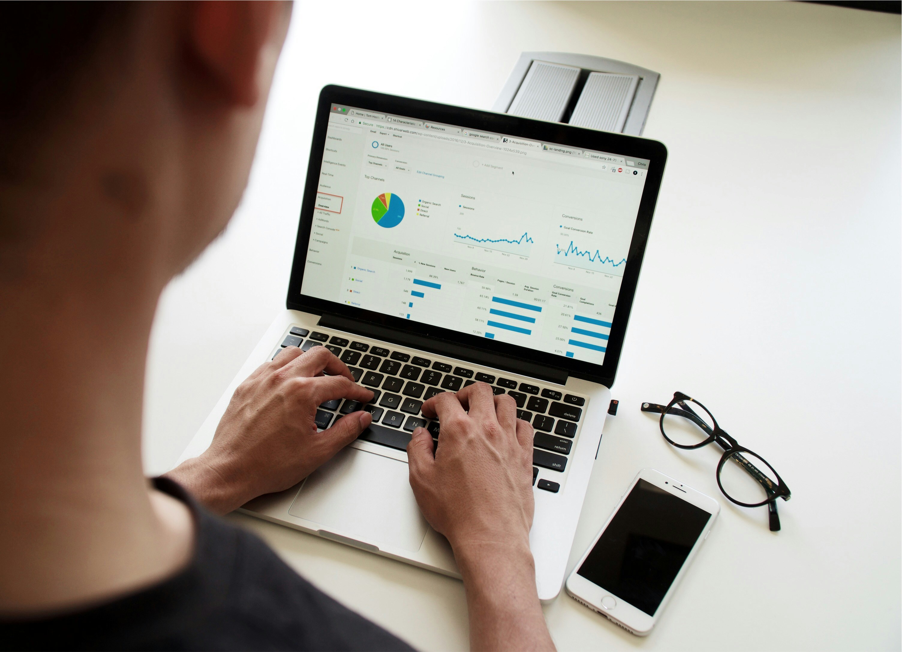 Photo by Unsplash An illustrative photo of data presented on laptop screen