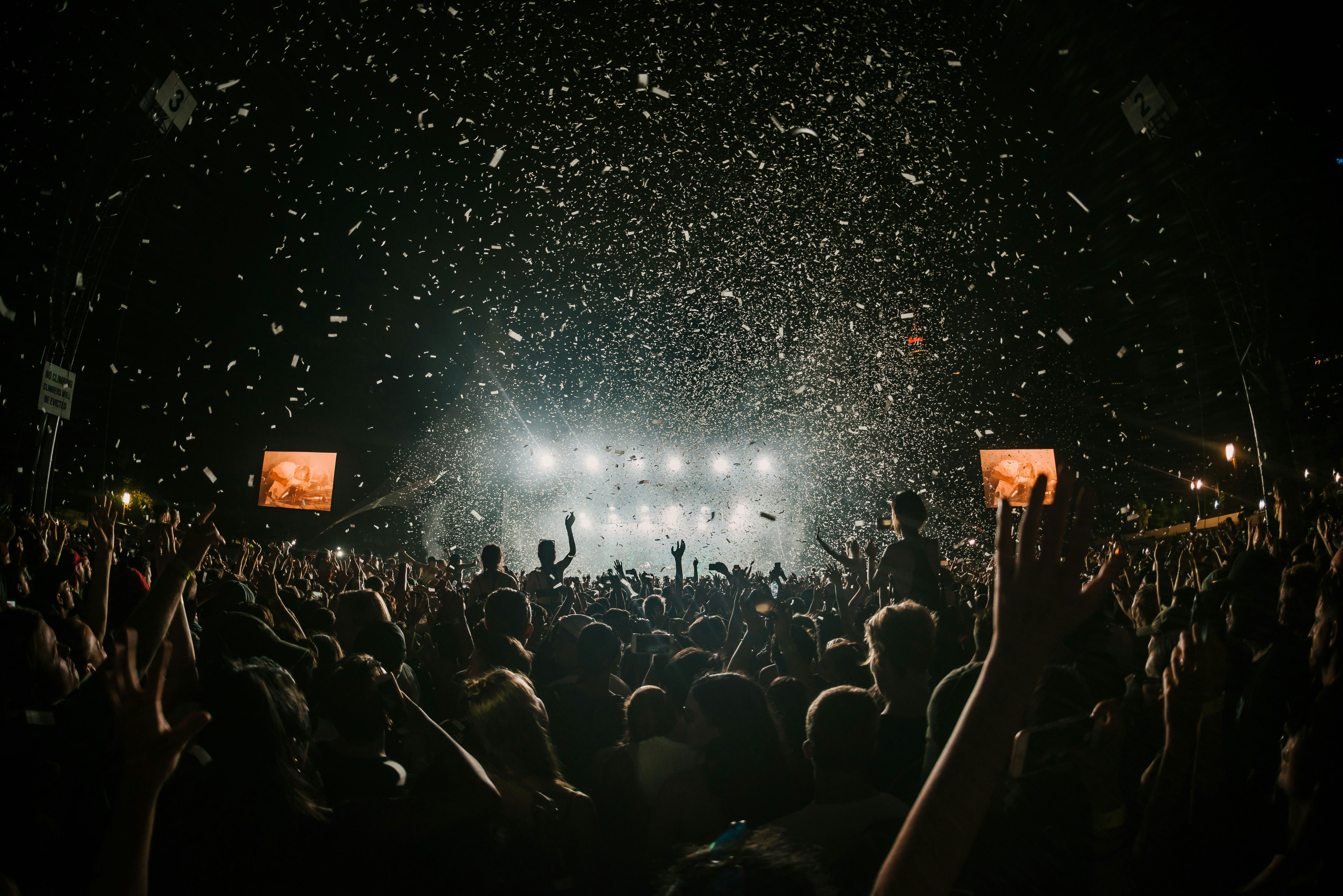 An illustrative photo of people on a festival