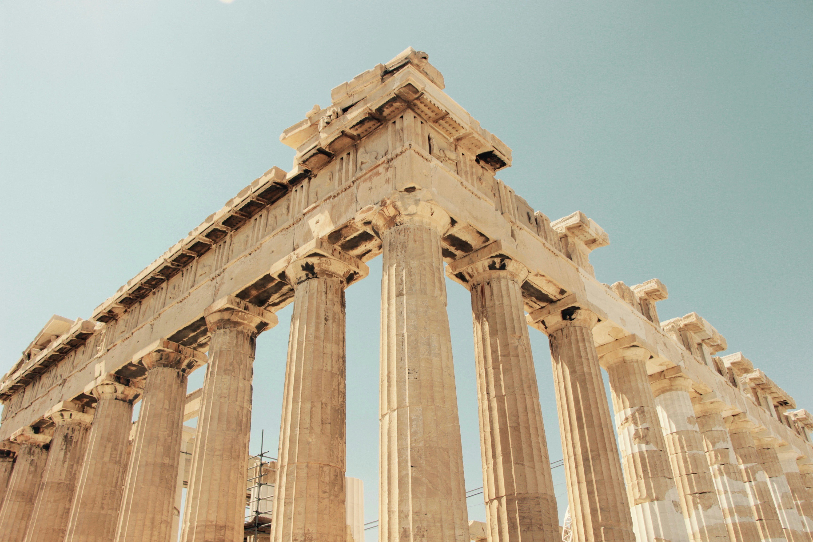 An illustrative photo of the Parthenon, Greece.