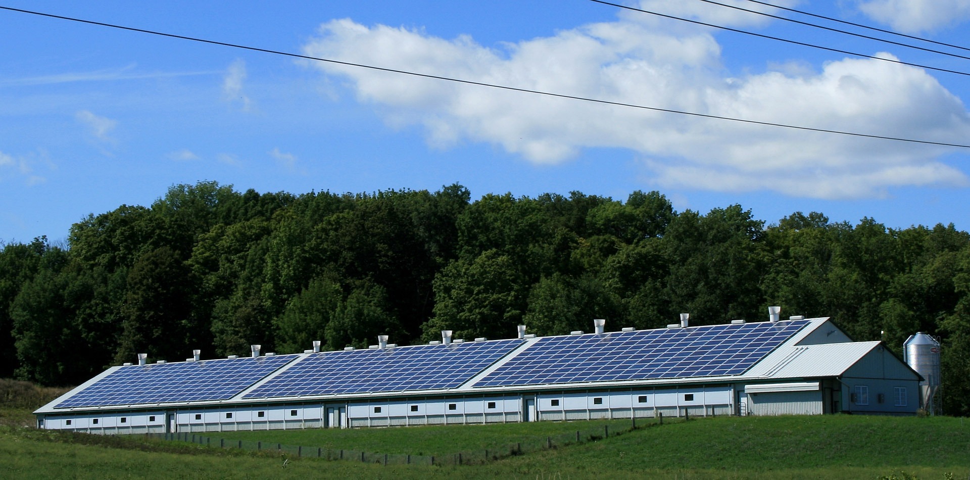An illustrative photo of a solar battery on the field