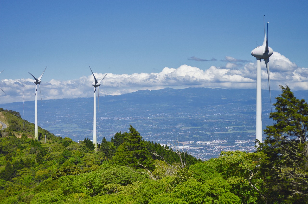 Photo by Pixabay An illustrative photo of three wind energy generators on a hill