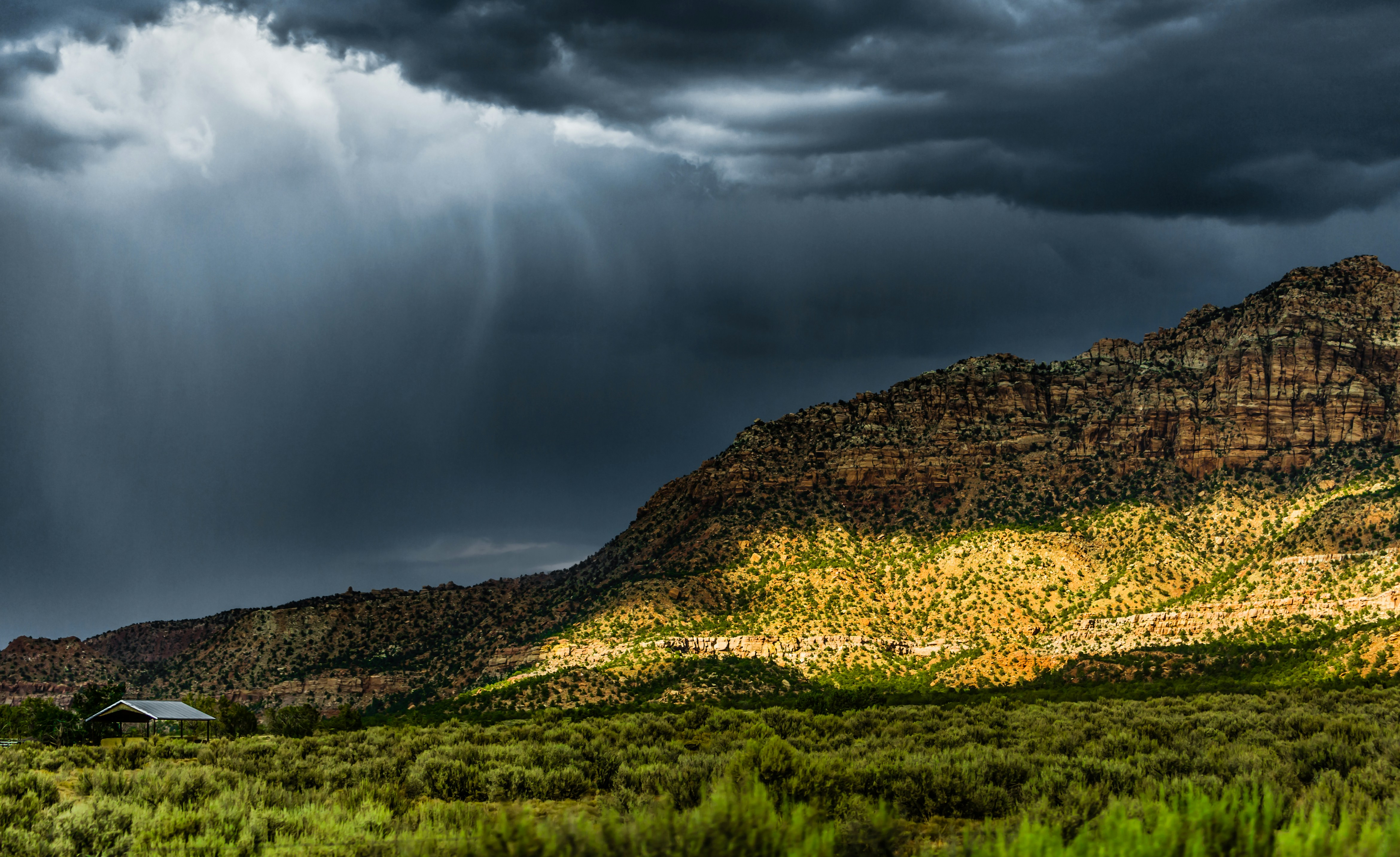 An illustrative photo of a summer thunderstorm