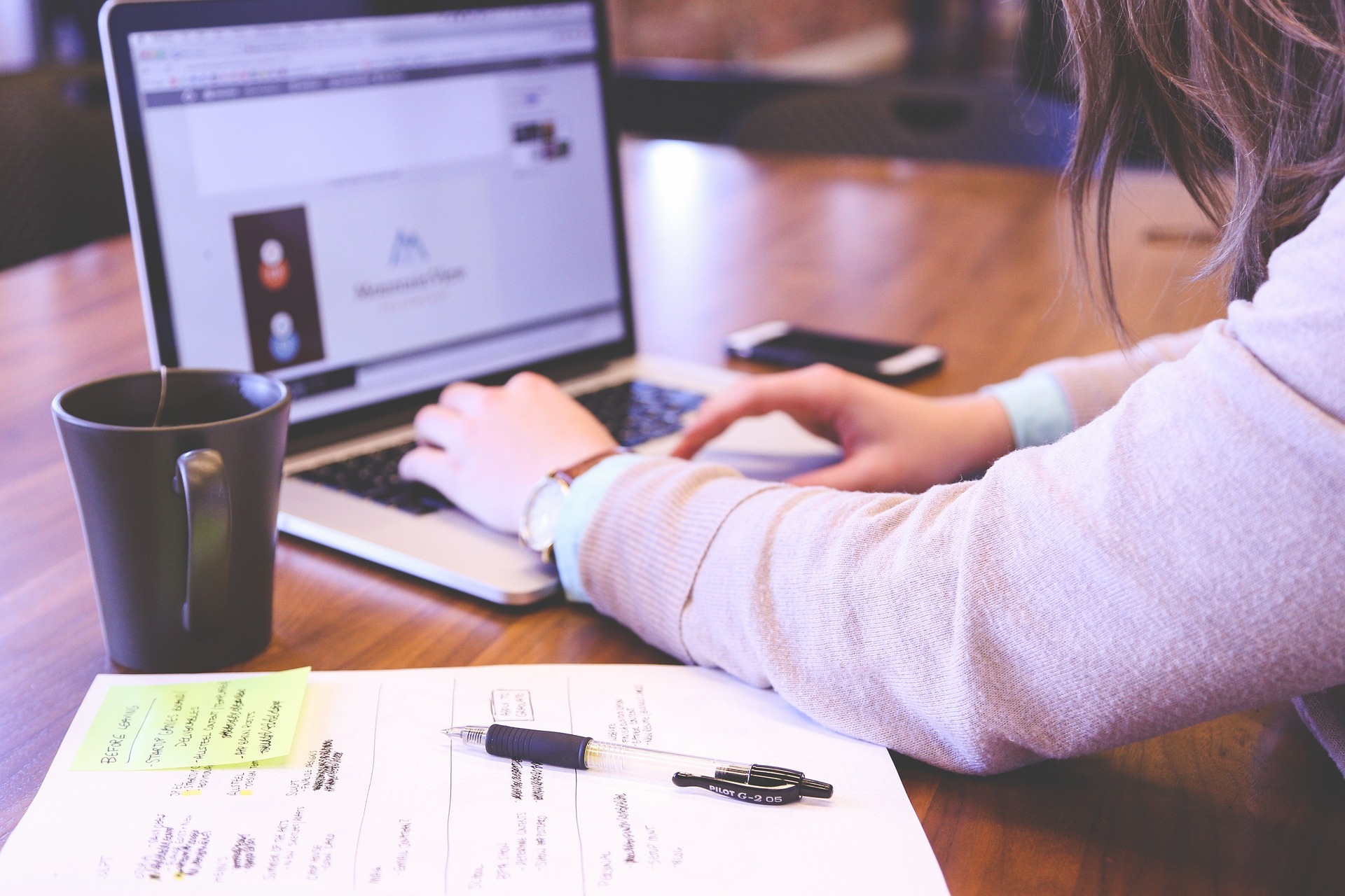 Photo by Pixabay An illustrative photo of a student and a laptop