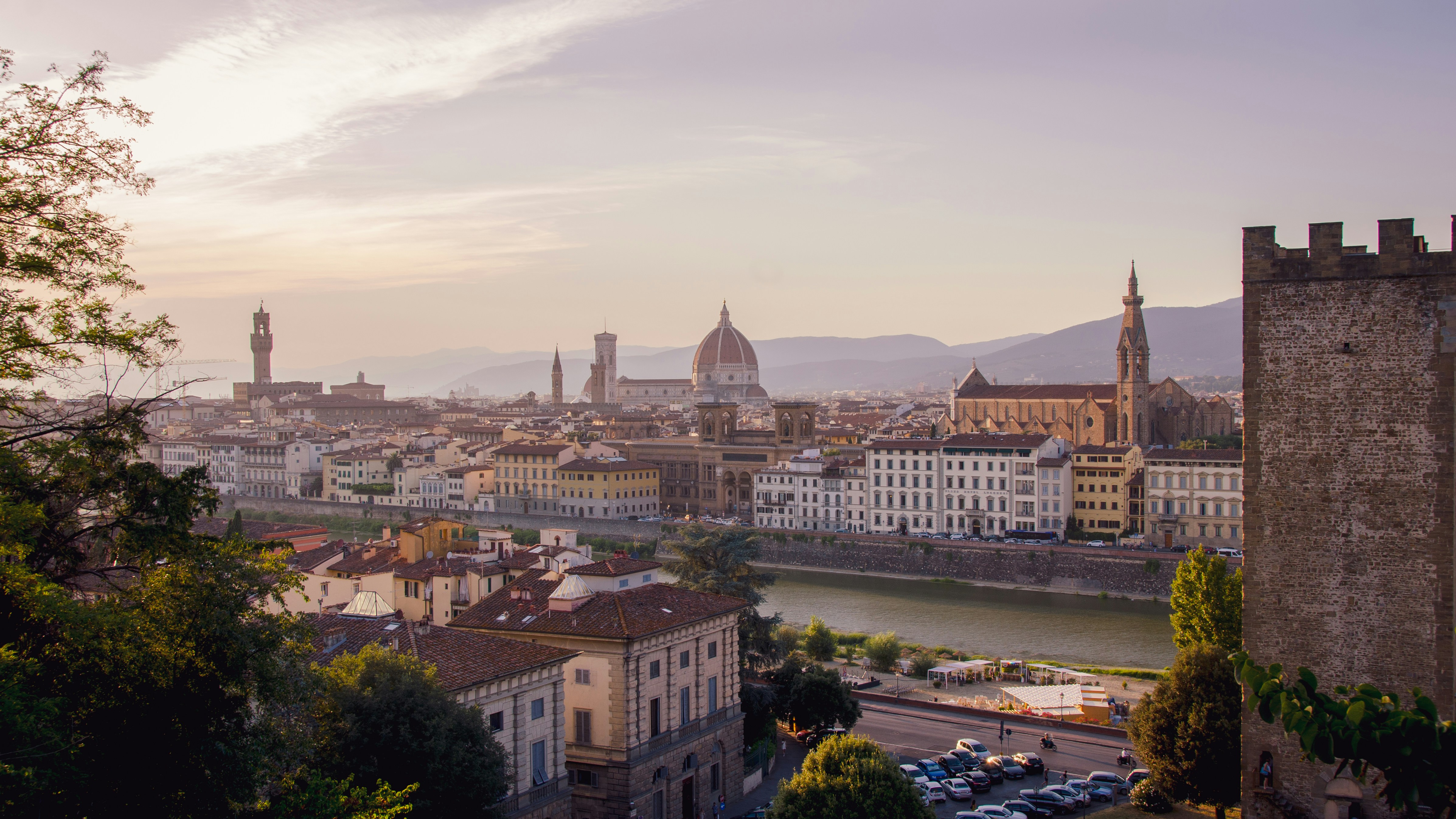 An illustrative photo of a view of Florence, Italy