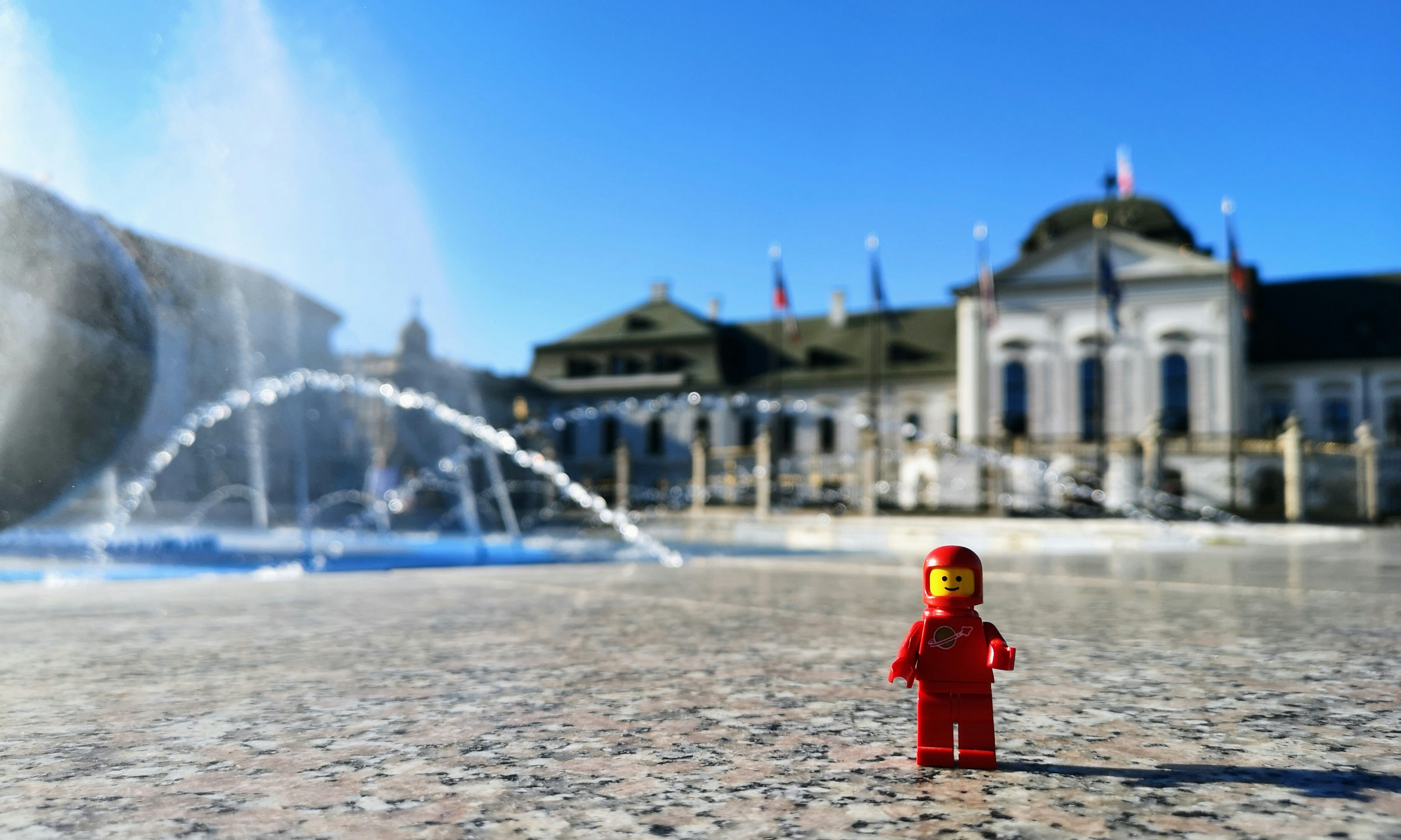 Photo by Unsplash An illustrative photo of a lego figure near a fountain