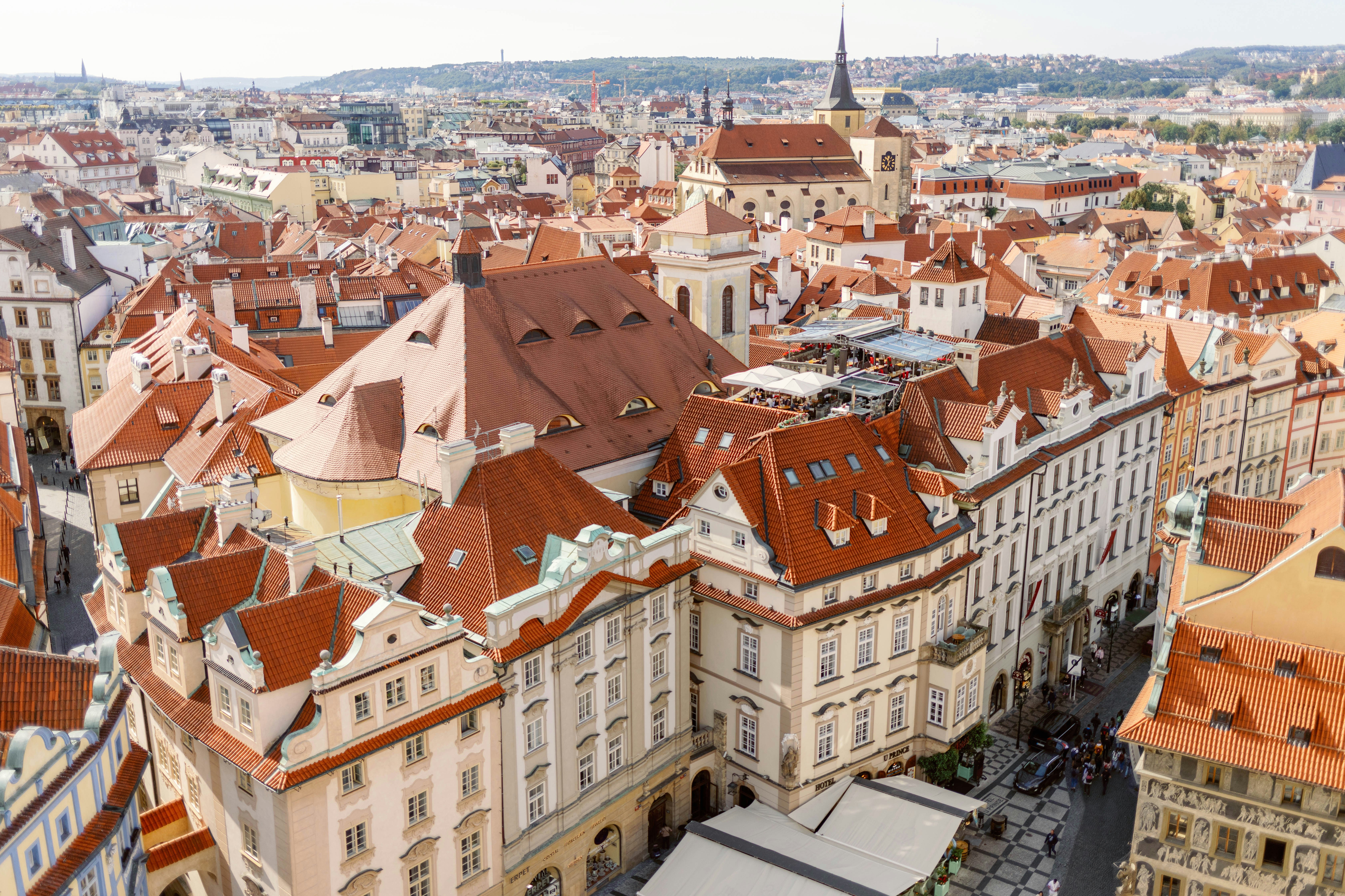 An illustrative photo of view of buildings in Prague