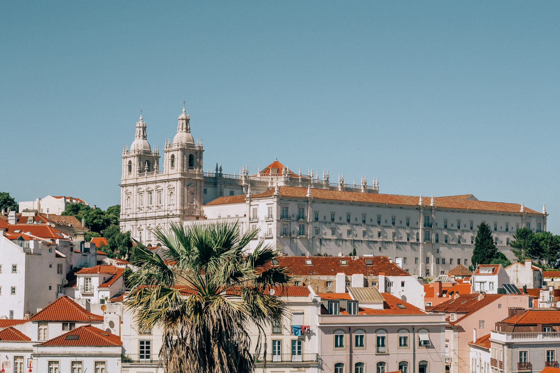 An illustrative photo of view of buildings in Lisbon