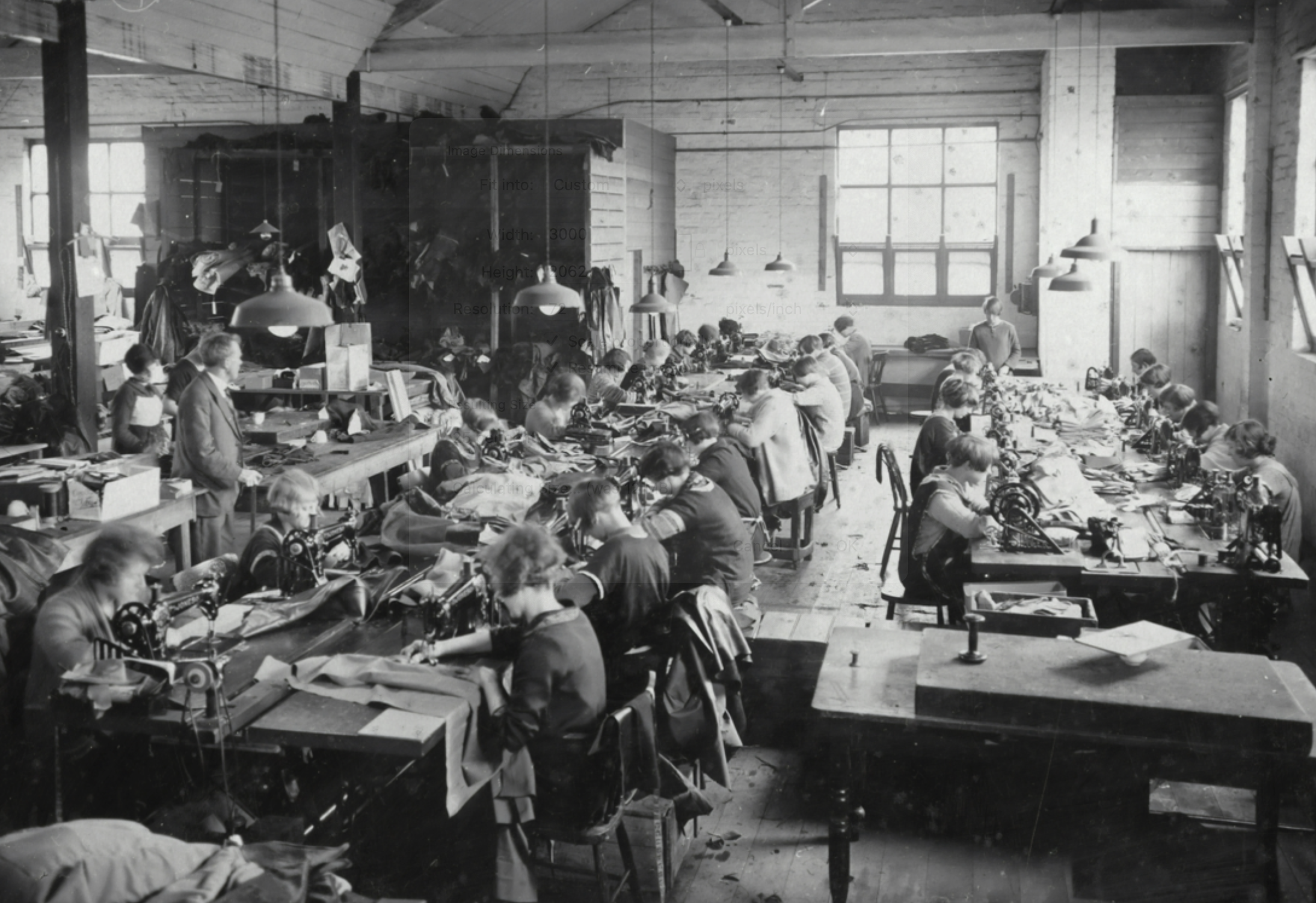Royalty free image - Unsplash Employees in garment factory