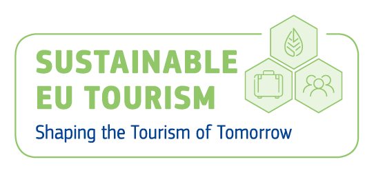 An illustrative photo of the visual identity of the Sustainable EU Tourism project.