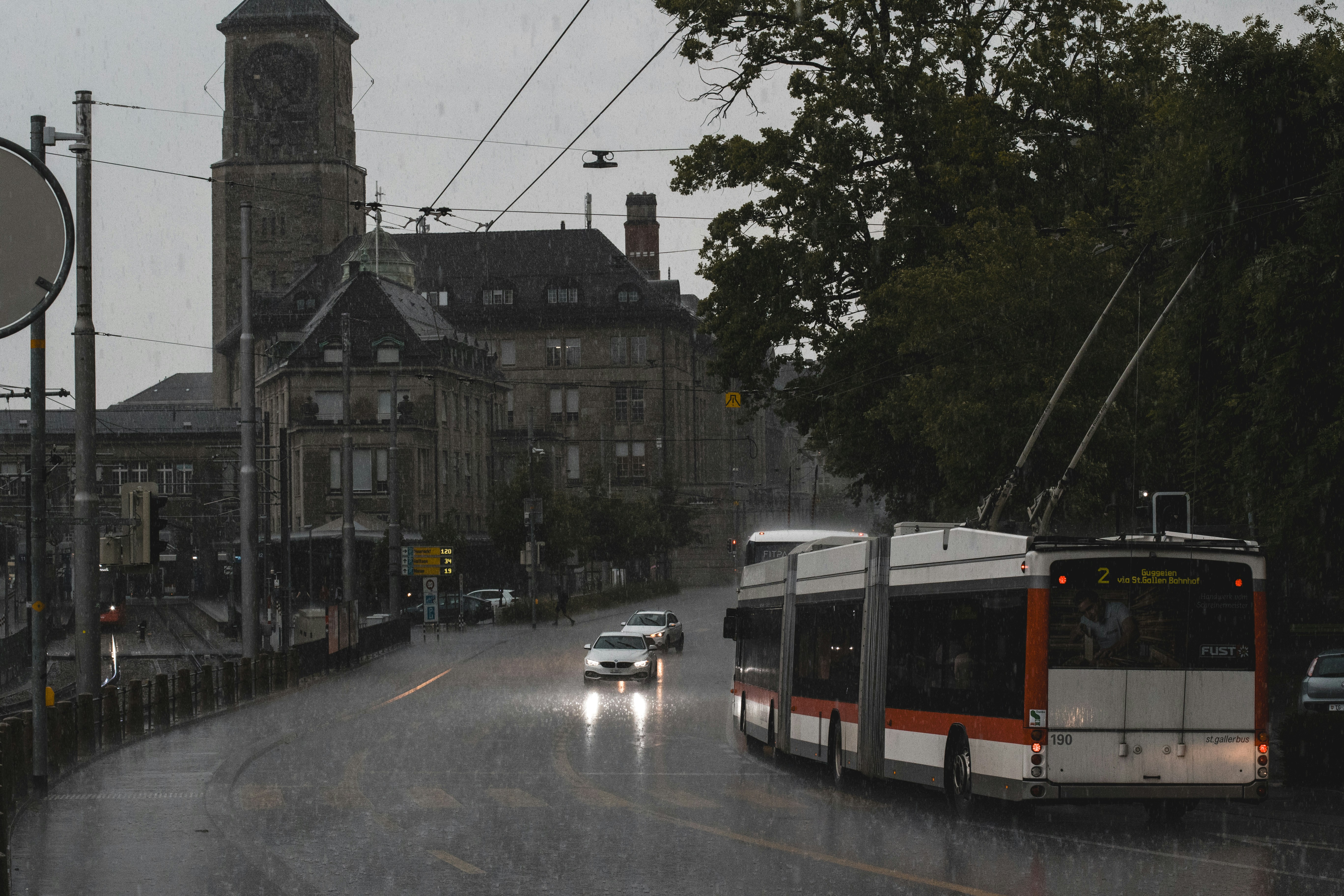 Photo by Unsplash An illustrative photo of a bus driving down a street.