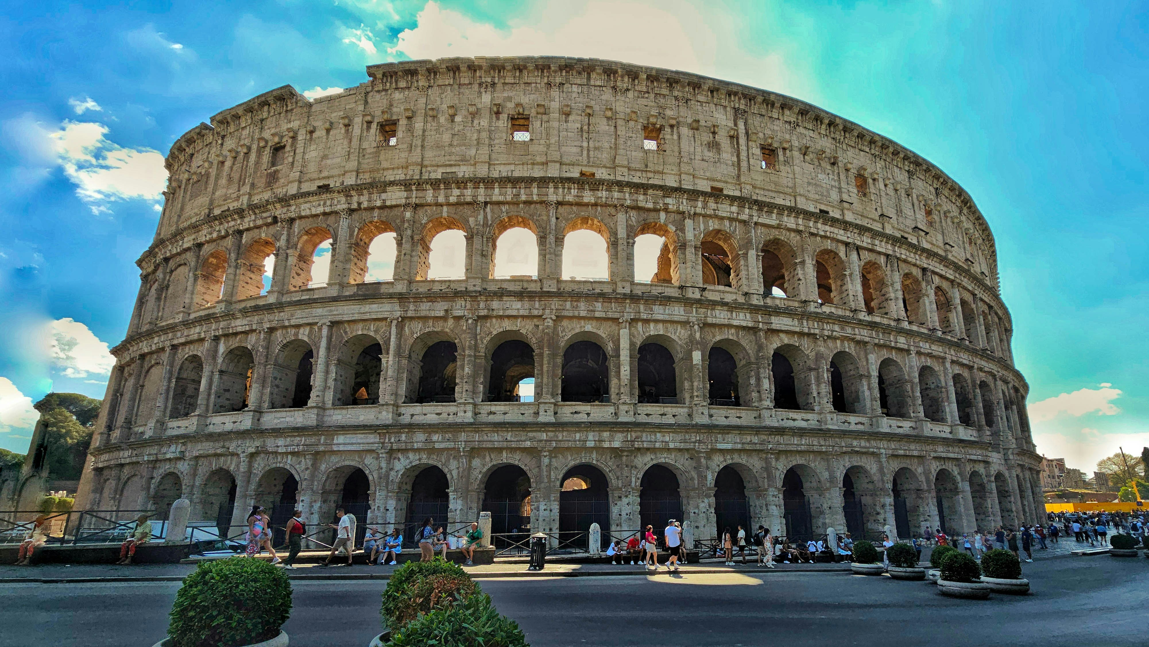 An illustrative photo of Colosseum in Rome.