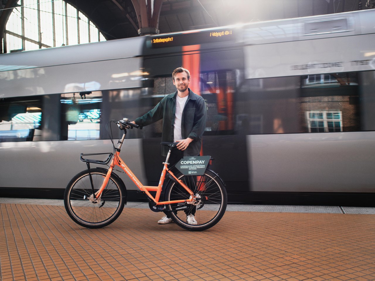 Picture of person with the bike