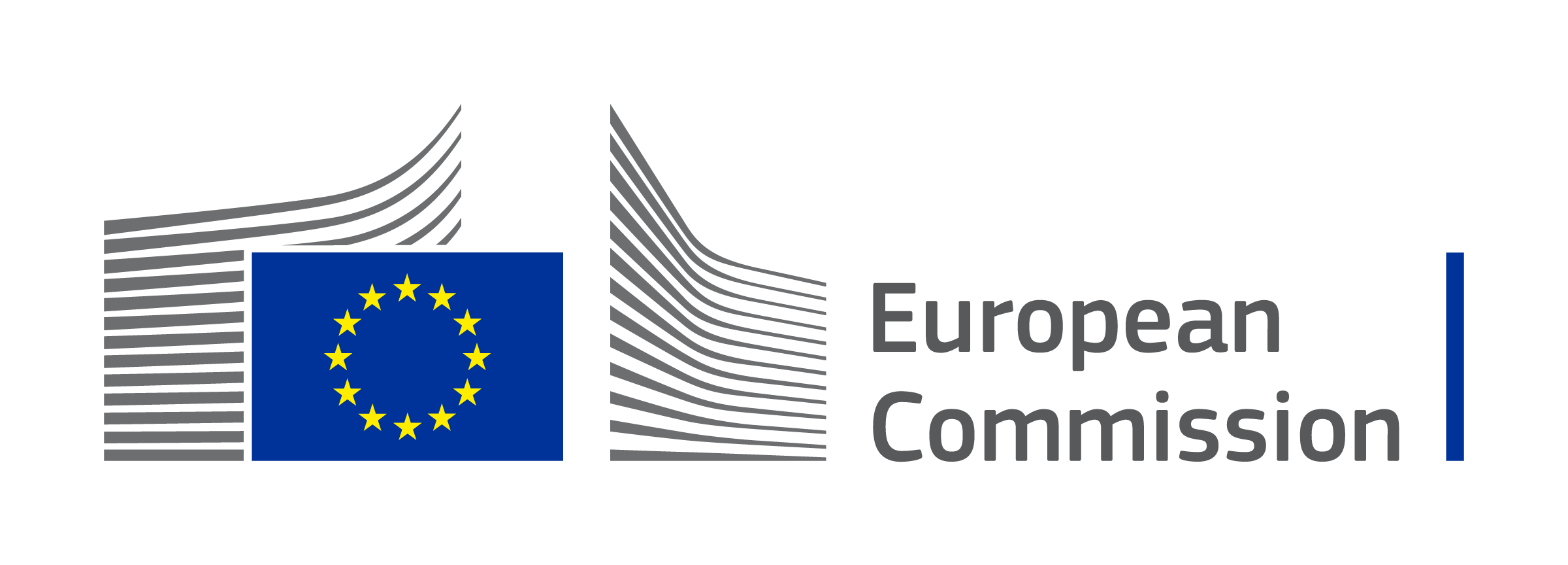 EU Commission flag and logo