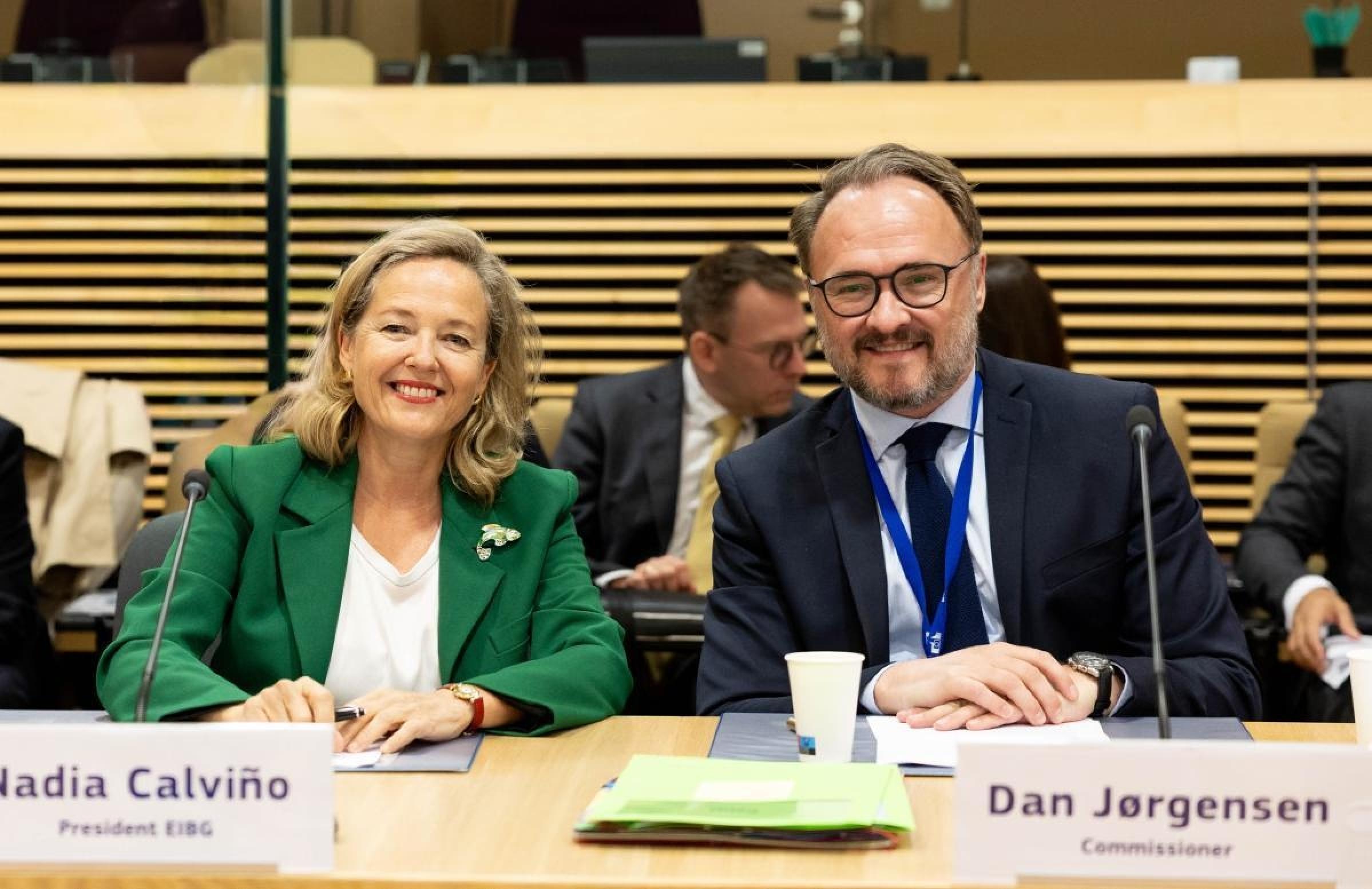 Picture of the EIB president and Commissioner Dan Jorgensen