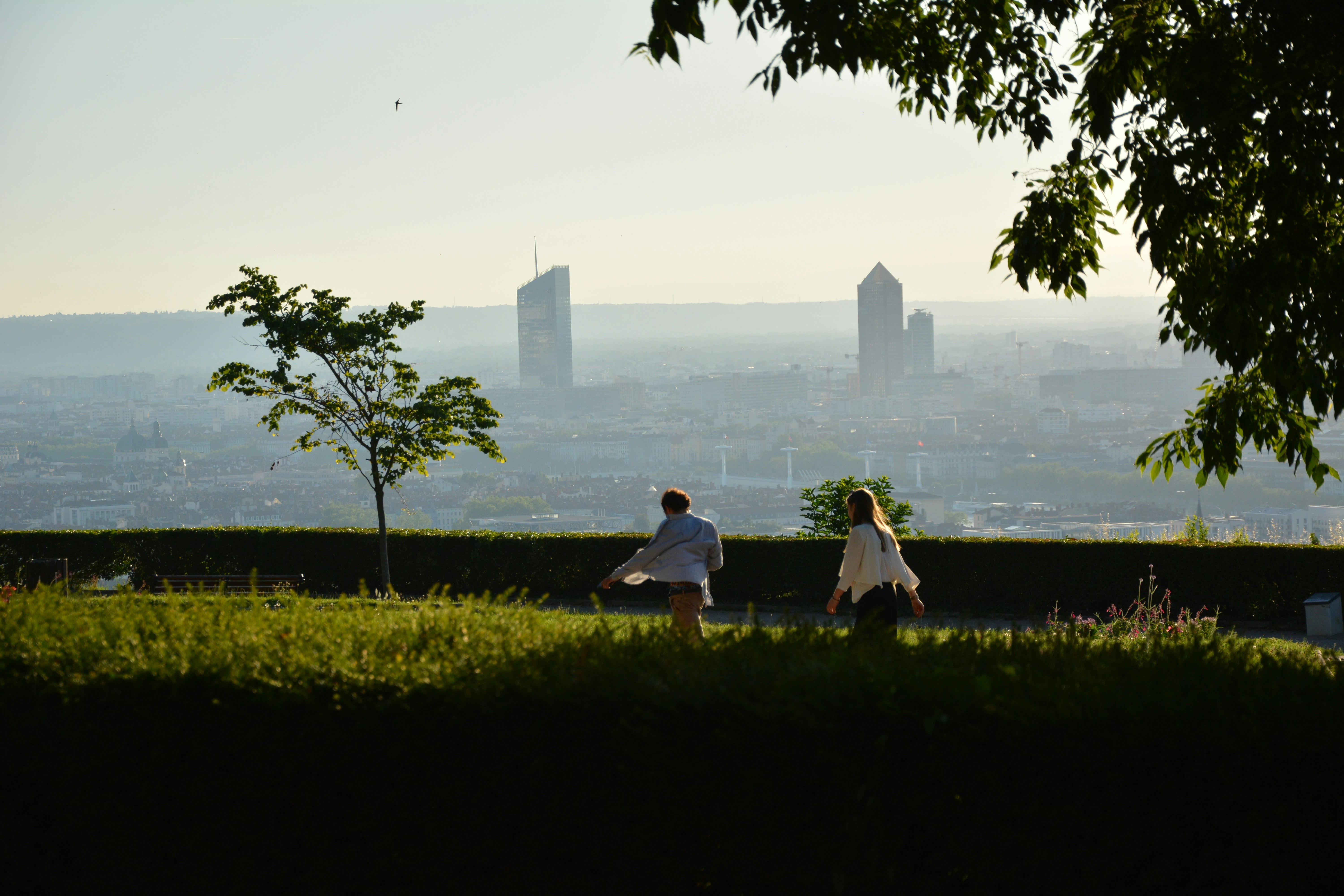 Photo of the view on the city