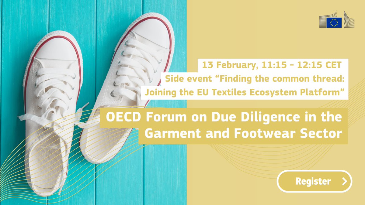 Event details and image of casual white shoes