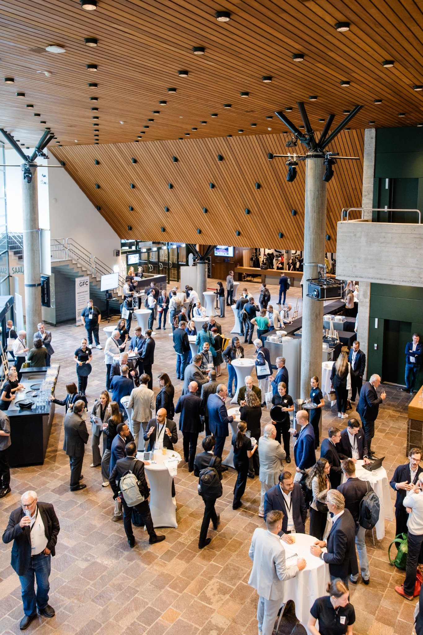 People standing in Hallway 