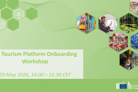 Illustrative image of the EU Tourism Platform onboarding workshop