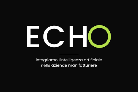 Echo Fashion Network launch graphic — "Siamo aperti", the network for fashion, beauty and manufacturing professionals