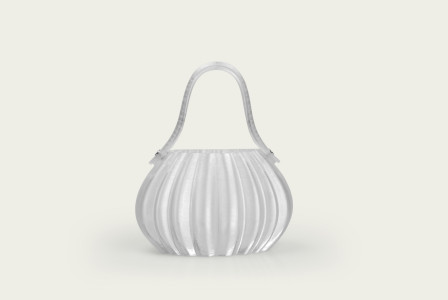 3d printed white bag
