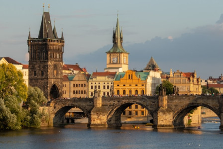Photo by Unsplash An illustrative photo of a gray concrete bridge near buildings