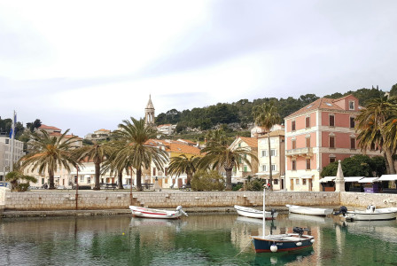 An illustrative photo of a serene coastal scene in Croatia.