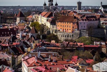 An illustrative photo of the Estonian town.