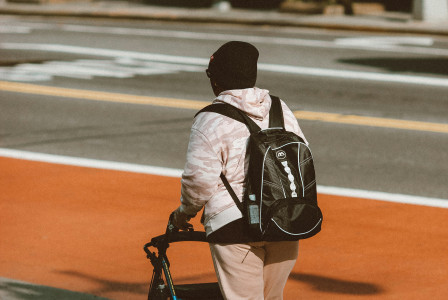Photo by Unsplash An illustrative photo of an individual using a four-wheeled walker