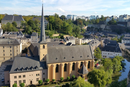 An illustrative photo of buildings in the Luxembourg city