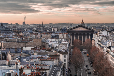 An illustrative photo of a view of buildings in Paris