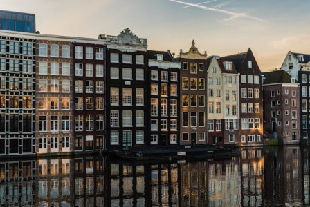 An illustrative photo of buildings in Amsterdam