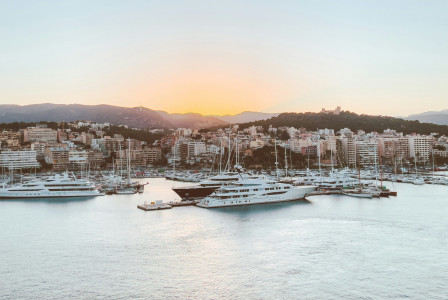 An illustrative photo of a body of water with boats.