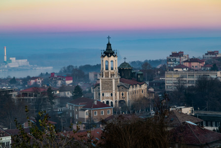 An illustrative photo of a view of a city in Bulgaria