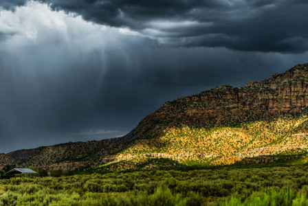 An illustrative photo of a summer thunderstorm