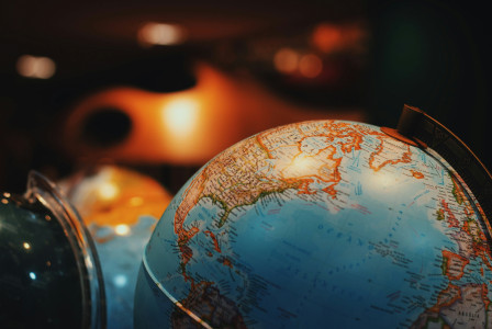 Photo by Unsplash An illustrative photo of a terrestrial desk globe