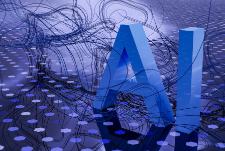 Photo by Unsplash An illustrative photo of the letters AI.