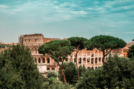 An illustrative photo of Colosseum in Rome, Italy